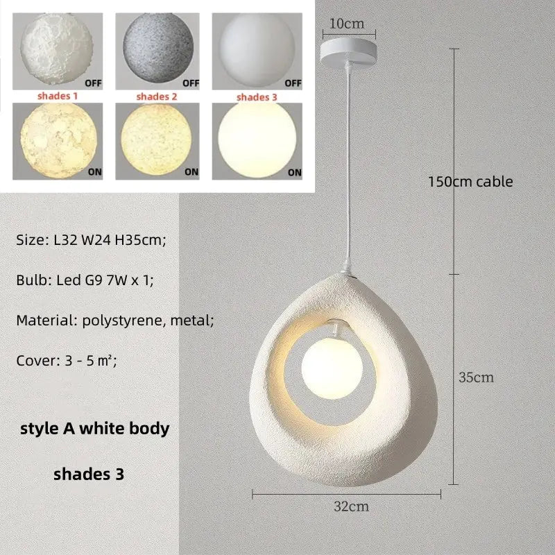 Pendant Wabi Sabi Dining Room Lights — alternate product view 6