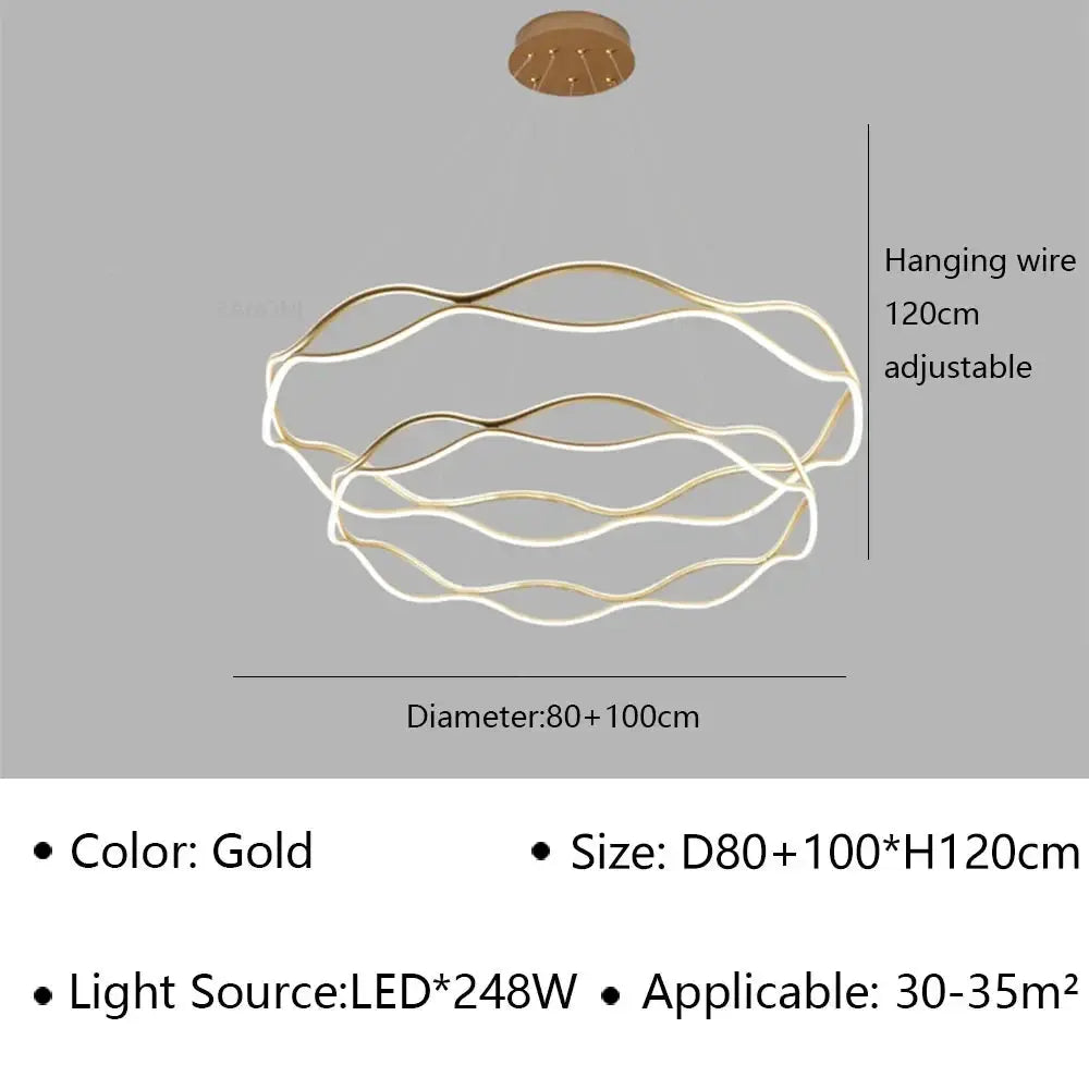 Luxury Ring Hanging Lamp — alternate product view 20