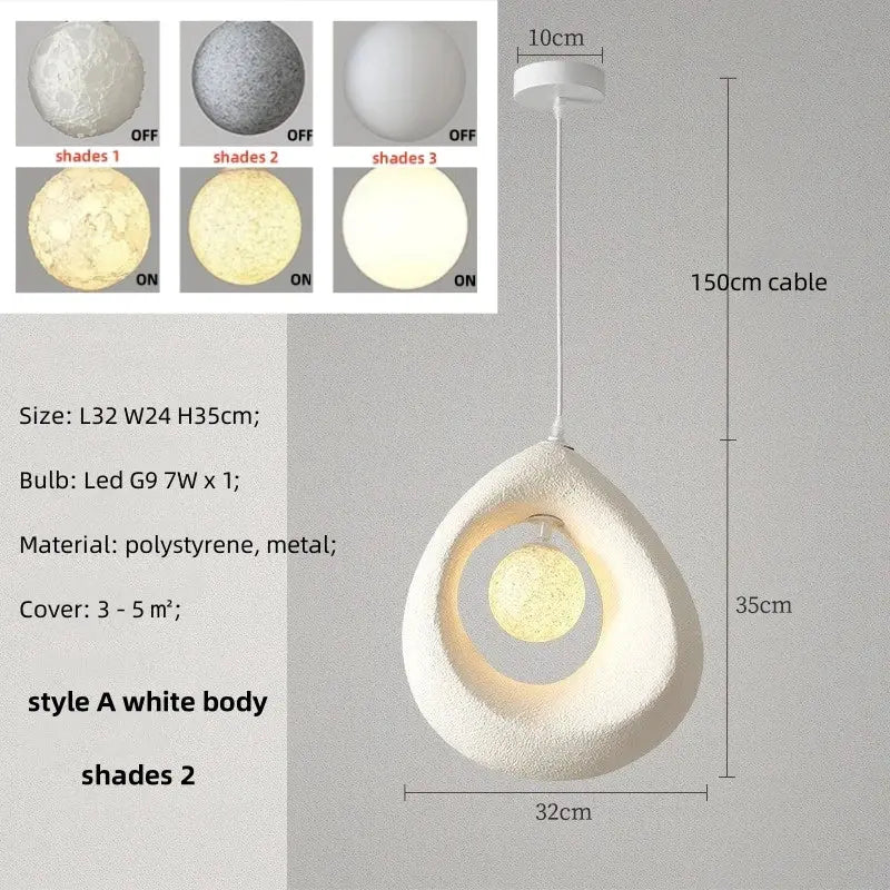 Pendant Wabi Sabi Dining Room Lights — alternate product view 7