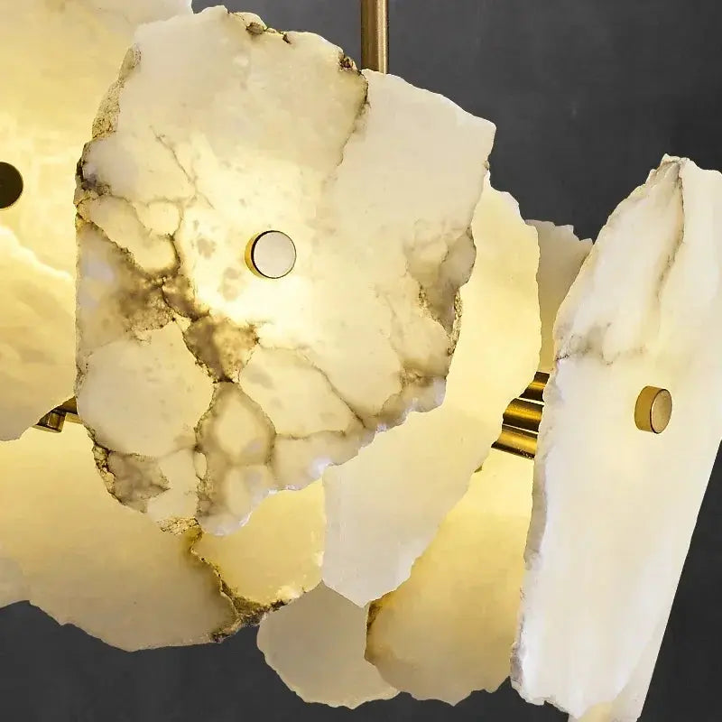 Round Ceiling Marble Wall Lights — alternate product view 1