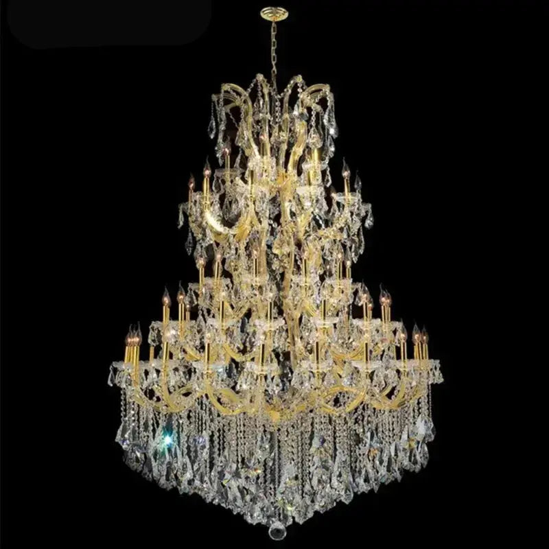 Modern Luxury Clear Crystal Chandelier — alternate product view 3