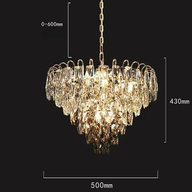 Crystal Art Home Postmodern Chandelier — alternate product view 11