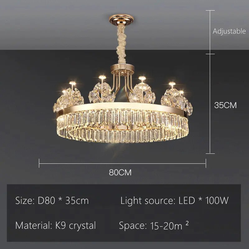 Modern Luxury Designer Crystal Fixtures — alternate product view 8