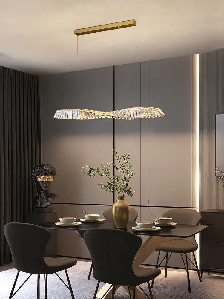 One Spiral Luxury Chandelier — alternate product view 5