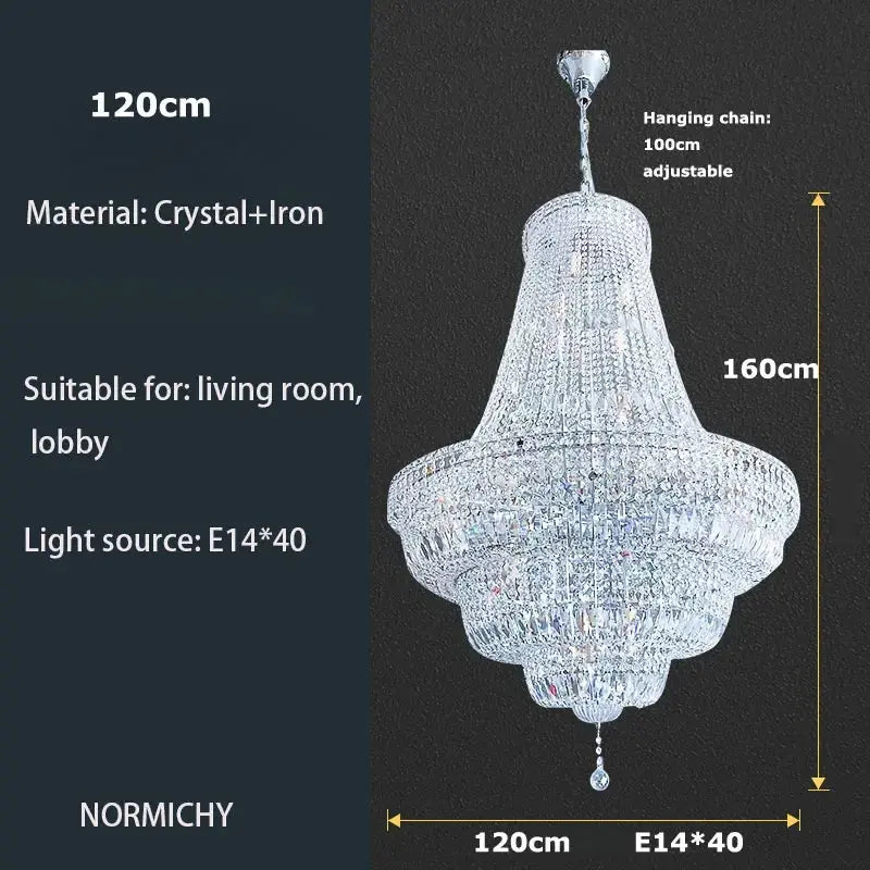 Crystal Modern Chandelier — alternate product view 8