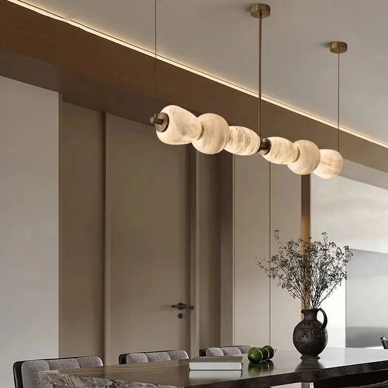 Over Dining Table Marble Pendant Lamp — alternate product view 5