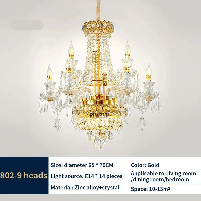 European Style Crystal Chandeliers — alternate product view 9