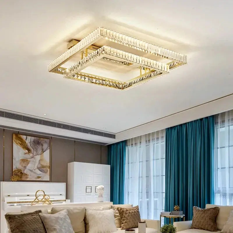Luxurious Crystal LED Ceiling Chandelier — alternate product view 3