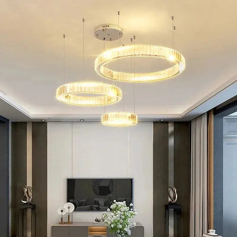 Modern Crystal Ceiling Lights — alternate product view 3