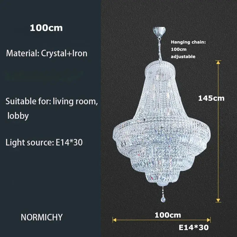 Crystal Modern Chandelier — alternate product view 9