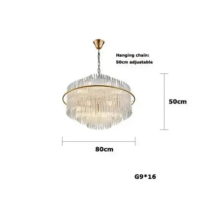 Crystal Designer Oval Round Chandelier — alternate product view 12