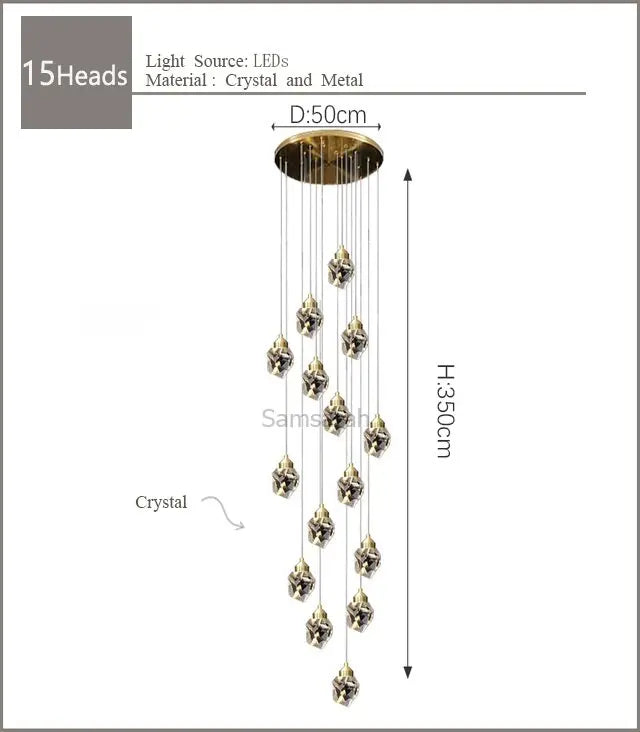 Iris Copper Designer Pendant Light — alternate product view 12