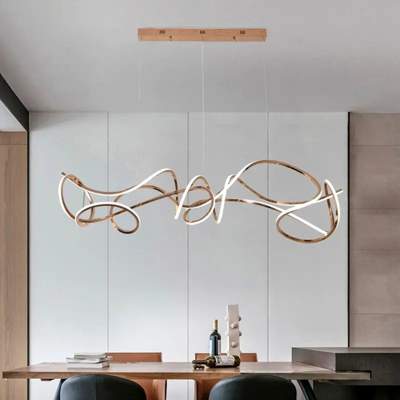 Modern Living Room Chandelier Design — alternate product view 3