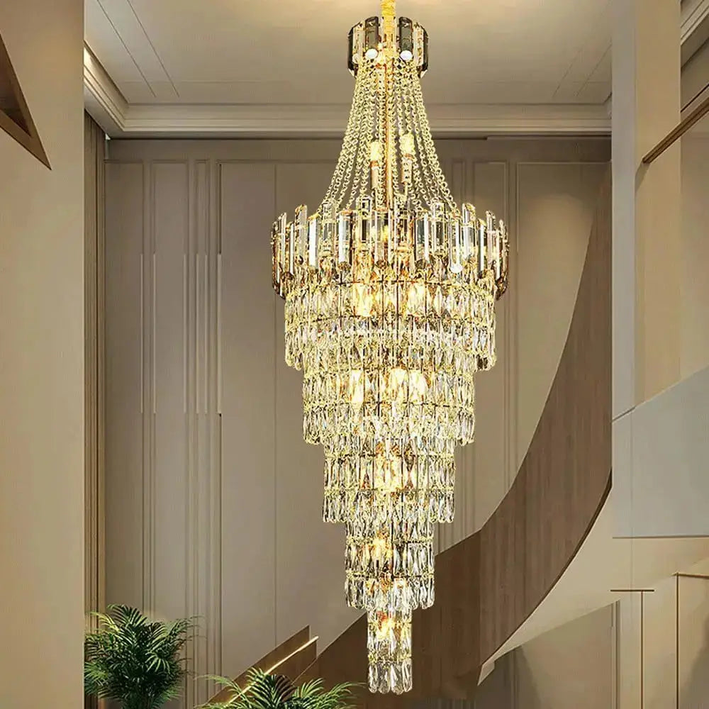 Luxury Villa Staircase Large Chandelier — product view