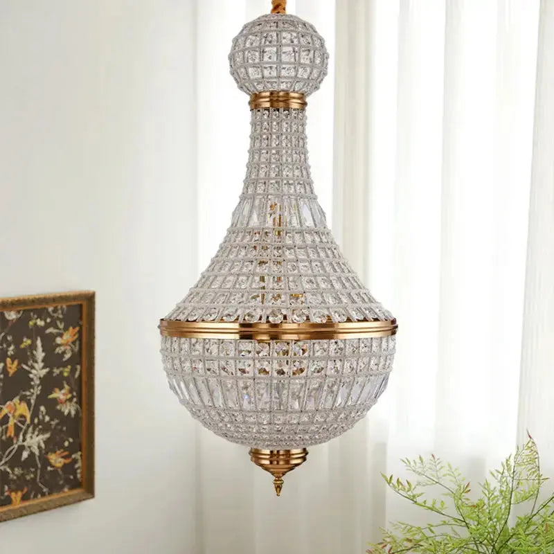 British Style Crystal Vintage Chandelier — alternate product view 2