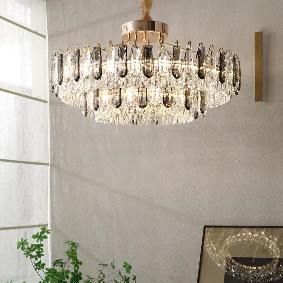 Crystal Modern Design Straight Chandelier — alternate product view 11