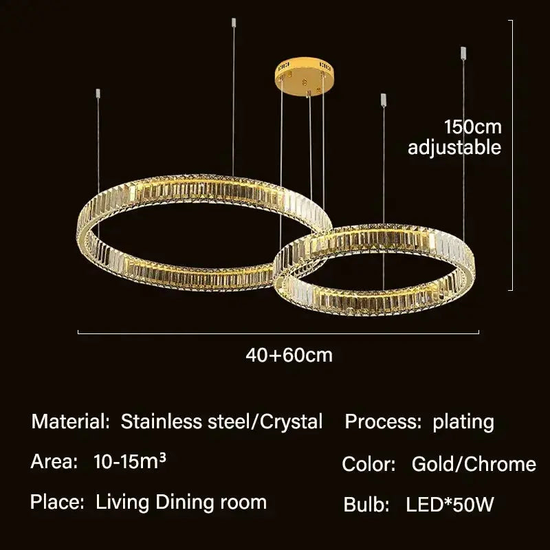 Modern Crystal Ceiling Lights — alternate product view 10