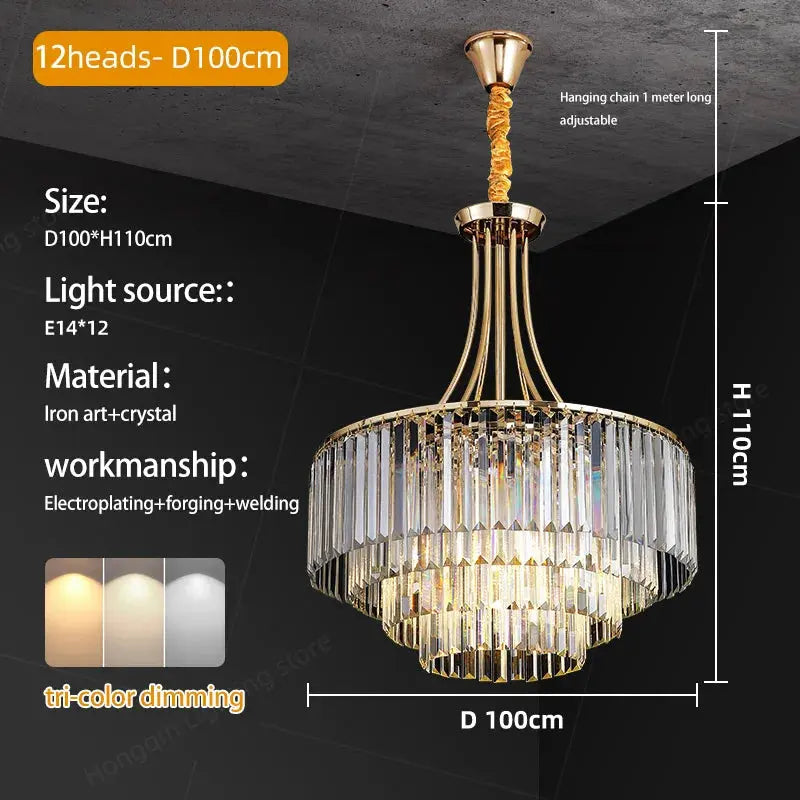 Indoor Living Room Hanging Chandelier — alternate product view 6