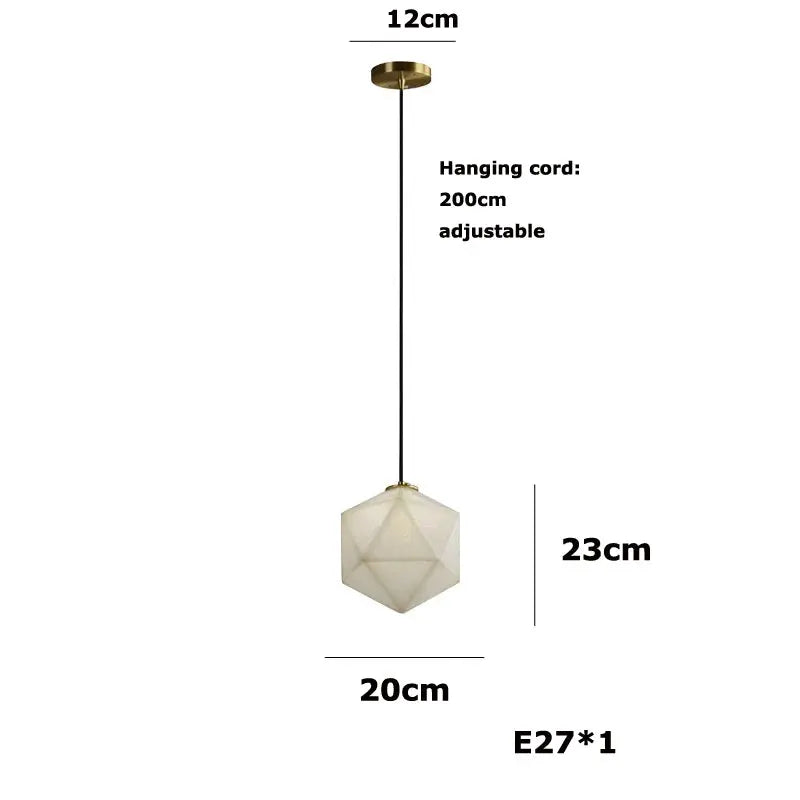 Marble Trendy Pendant Light — alternate product view 6
