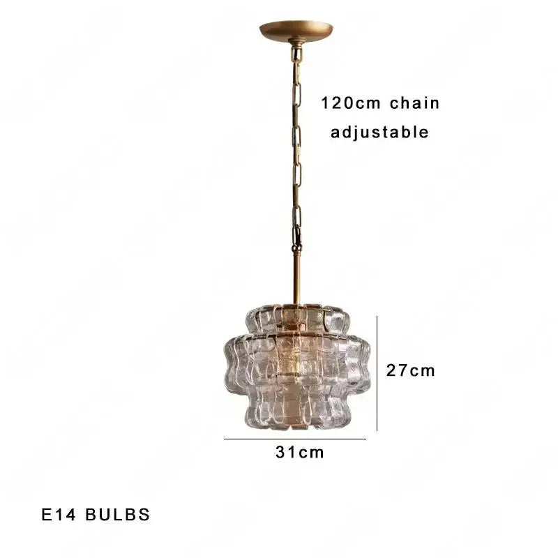 Luxury Glass Contemporary Pendant Light for Kitchen Island & Dining Room — alternate product view 4