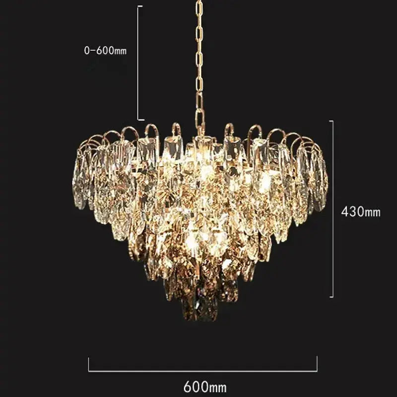 Crystal Art Home Postmodern Chandelier — alternate product view 10