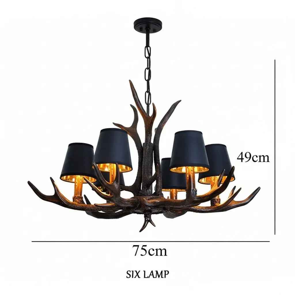 Retro Antler Chandelier — alternate product view 9