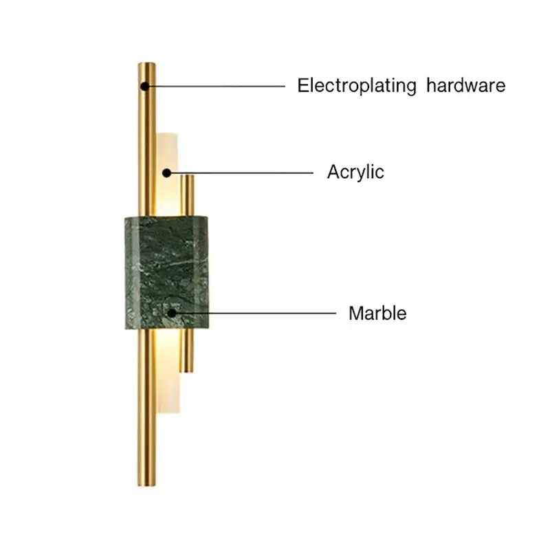 Modern Marble Led Wall Lamp — alternate product view 6
