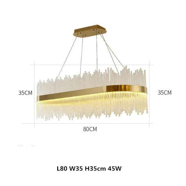 Modern LED Chandelier Dimmable — alternate product view 6