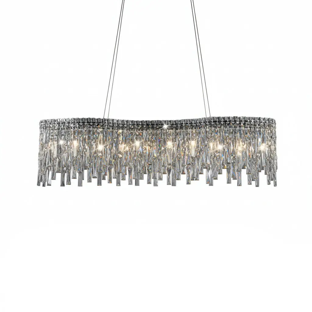 Milan Luxury Decor Crystal Chandelier — alternate product view 1