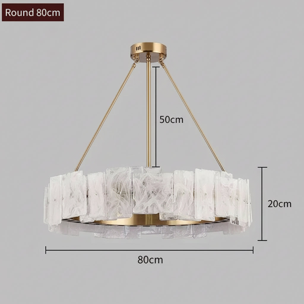 Cloud Glass Modern Chandelier — alternate product view 6