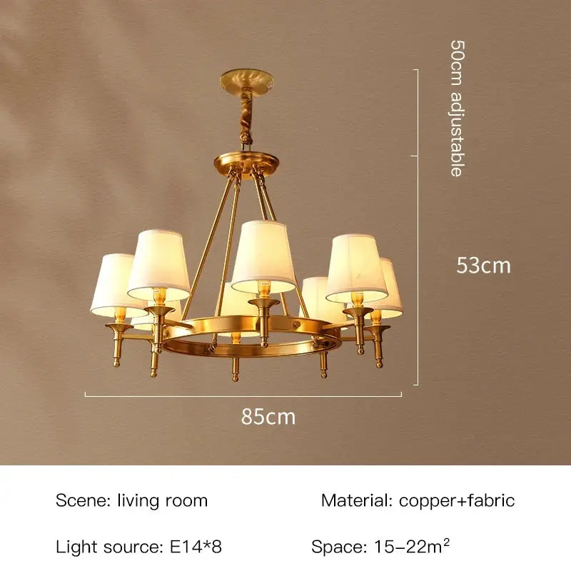 Copper Chandelier — alternate product view 7