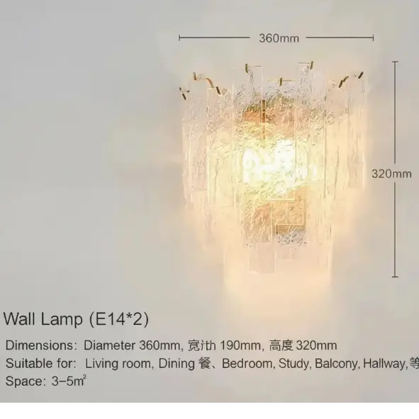 Postmodern Nordic Crystal Chandelier — alternate product view 10