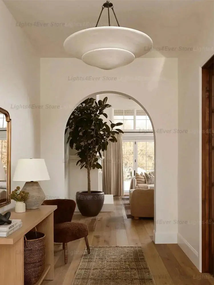 Plaster Shade Chandelier — alternate product view 2