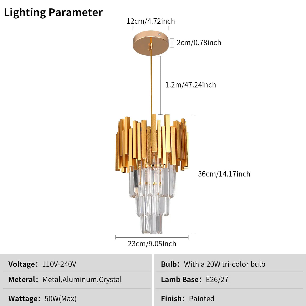 Nordic Crystal Pendant — alternate product view 16