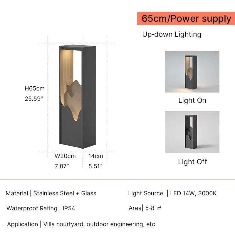 Waterproof Outdoor Mountain Low Voltage Walkway Lights — alternate product view 7