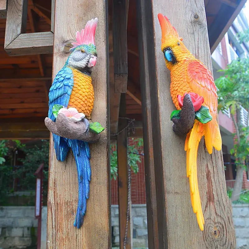 Macaw Resin Garden Decoration — product view
