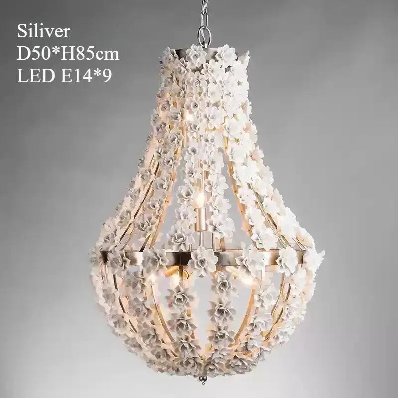 Ceramic American Vintage Chandelier — alternate product view 7