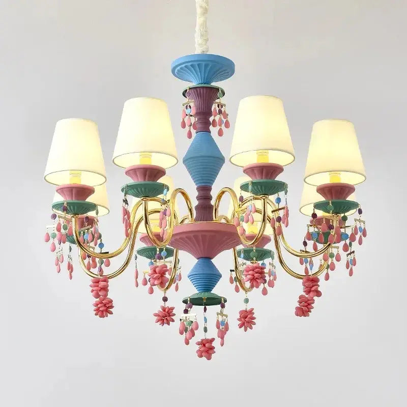 Coloured Children's Room Modern Chandelier — alternate product view 4