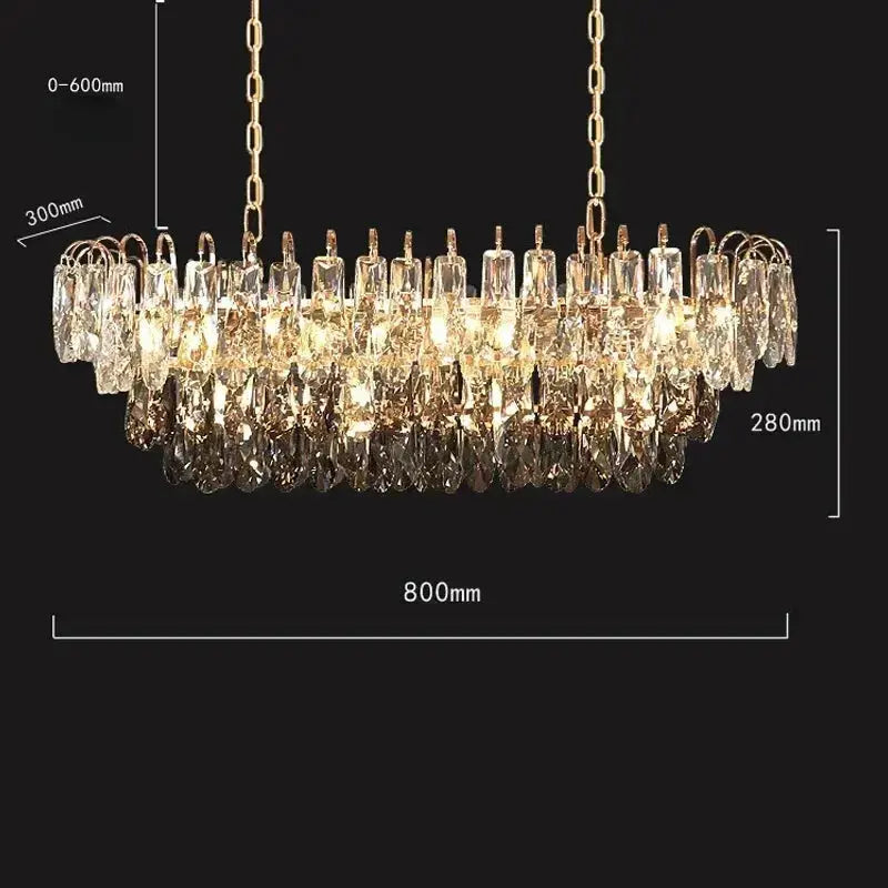 Crystal Art Home Postmodern Chandelier — alternate product view 7