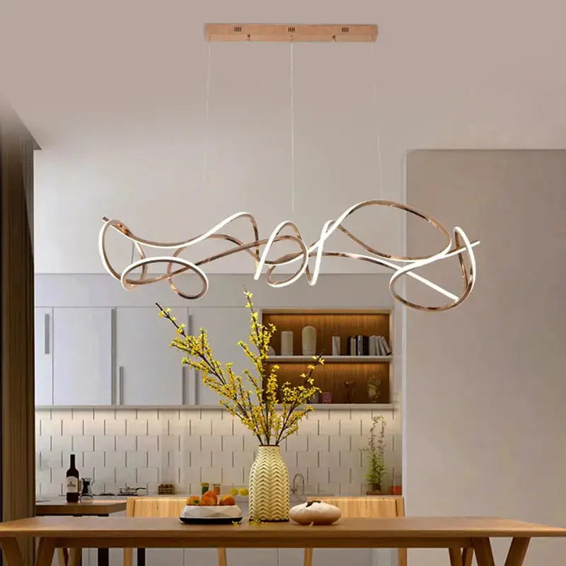 Modern Living Room Chandelier Design — alternate product view 2