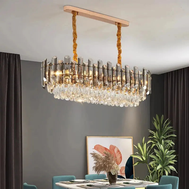Modern Luxury Crystal E14 Chandeliers — alternate product view 3