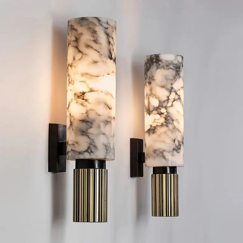 Modern Luxury Natural Marble Lamp — product view
