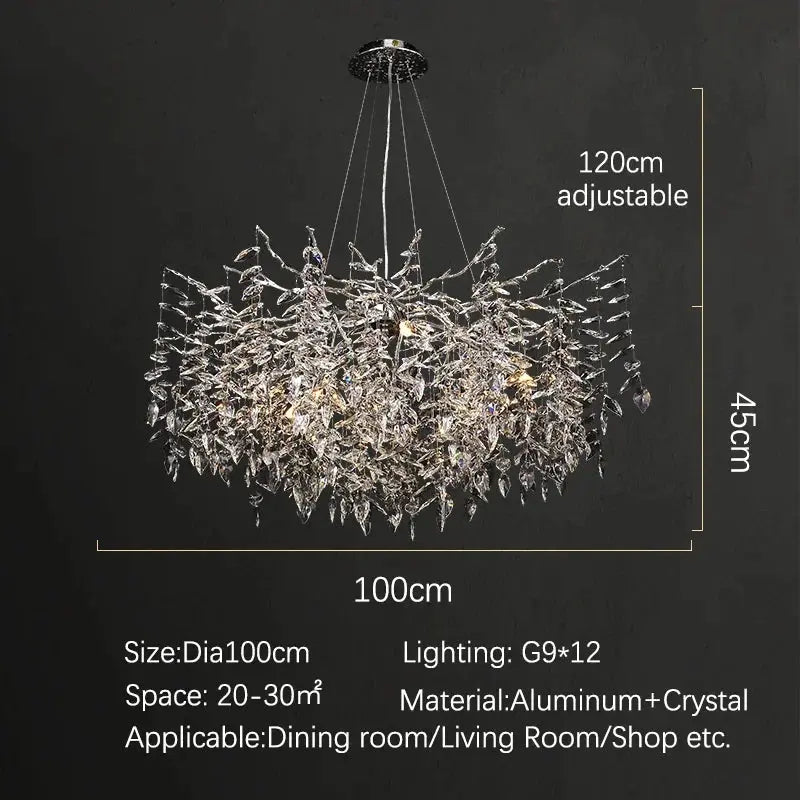 Modern Dining Branch Chandelier — alternate product view 10