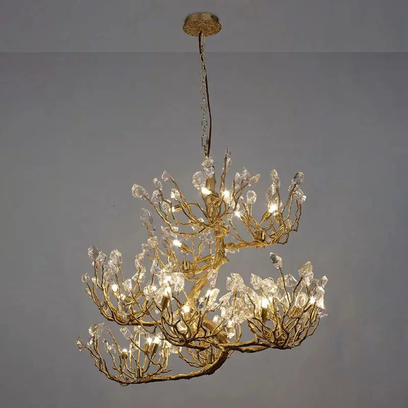 Postmodern Handmade Copper Chandelier — alternate product view 1