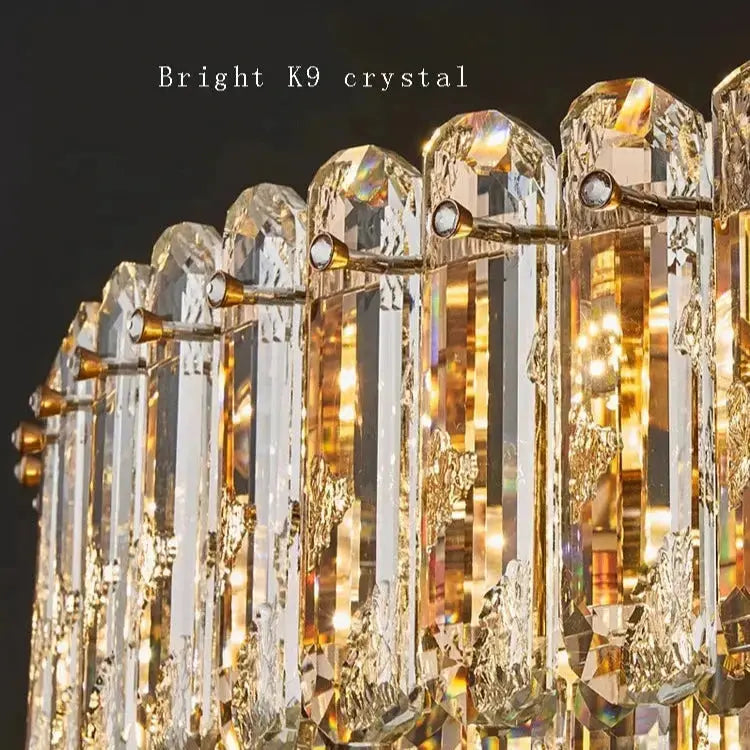2025 Nordic Modern Elegant Crystal Oval Elegant Chandelier — alternate product view 2