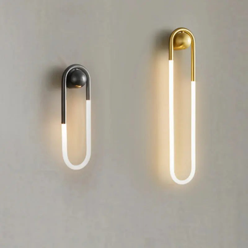Minimalist U-shaped Wall Lamp — alternate product view 2