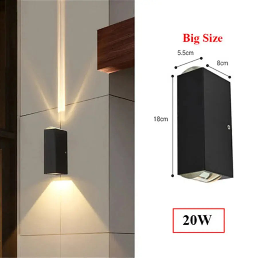 Waterproof LED Up Down Garden Wall Light — alternate product view 9