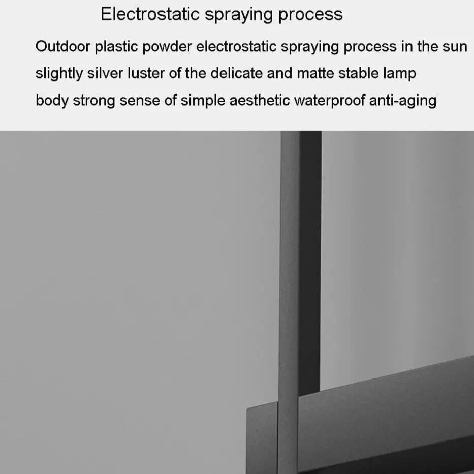 Modern Long Wall Outdoor Light — alternate product view 6