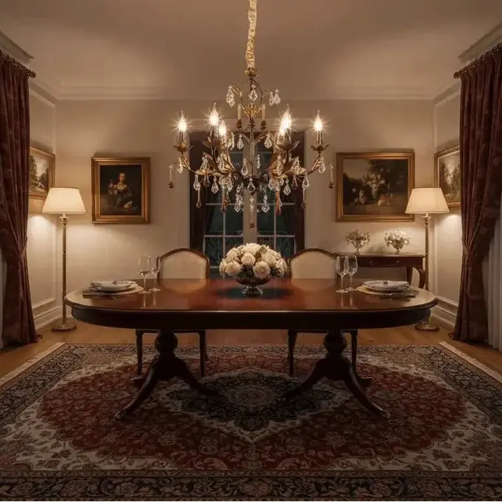 Classic Crystal Dining Room Light — product view
