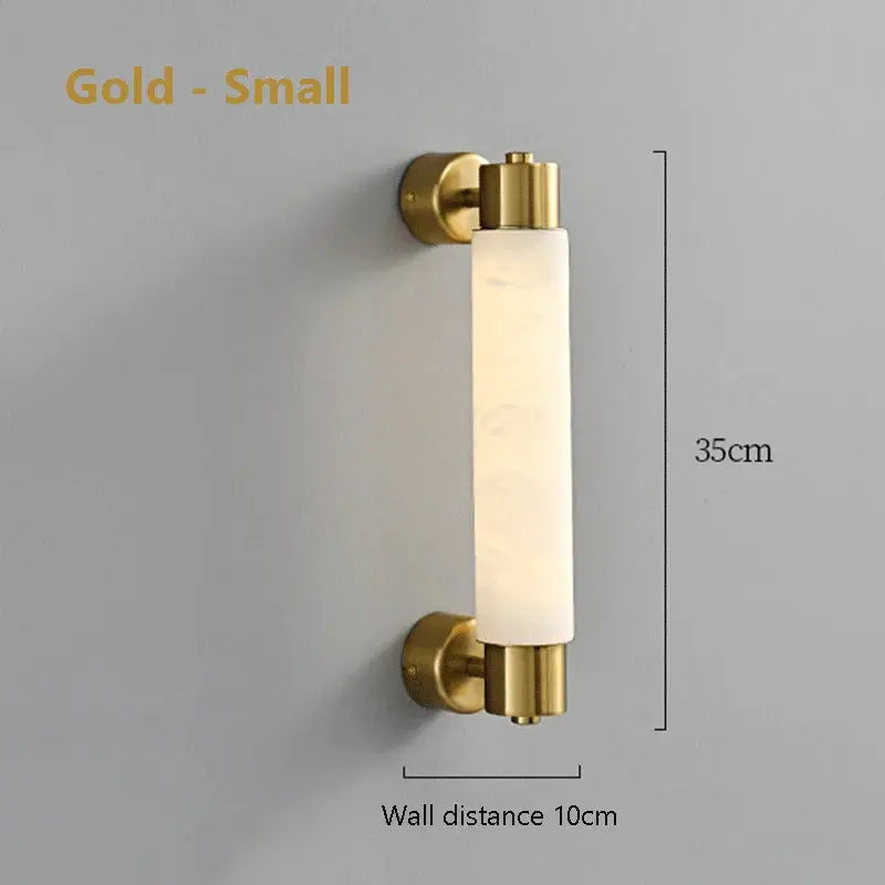 Modern Alabaster Bathroom Wall Lamp — alternate product view 10